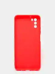 Красный чехол на Xiaomi Poco M3 силиконовый