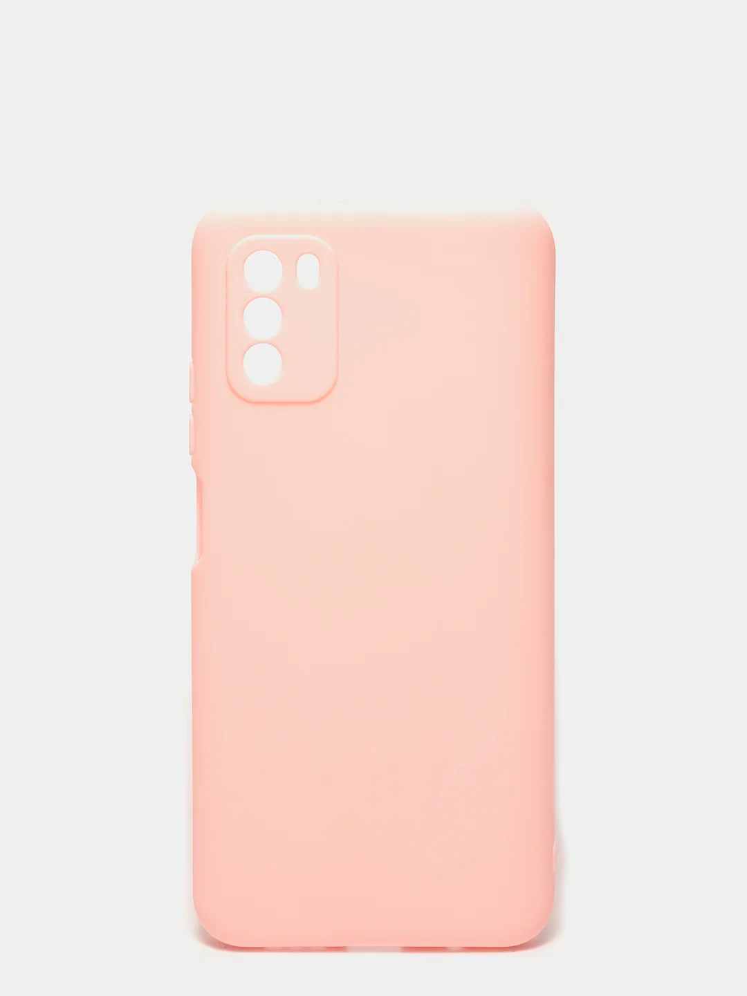 Розовый чехол на Xiaomi Poco M3 силиконовый