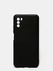 Черный чехол на Xiaomi Poco M3 силиконовый