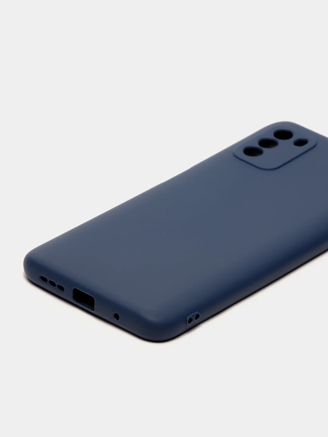 Темно-синий чехол на Xiaomi Poco M3 силиконовый