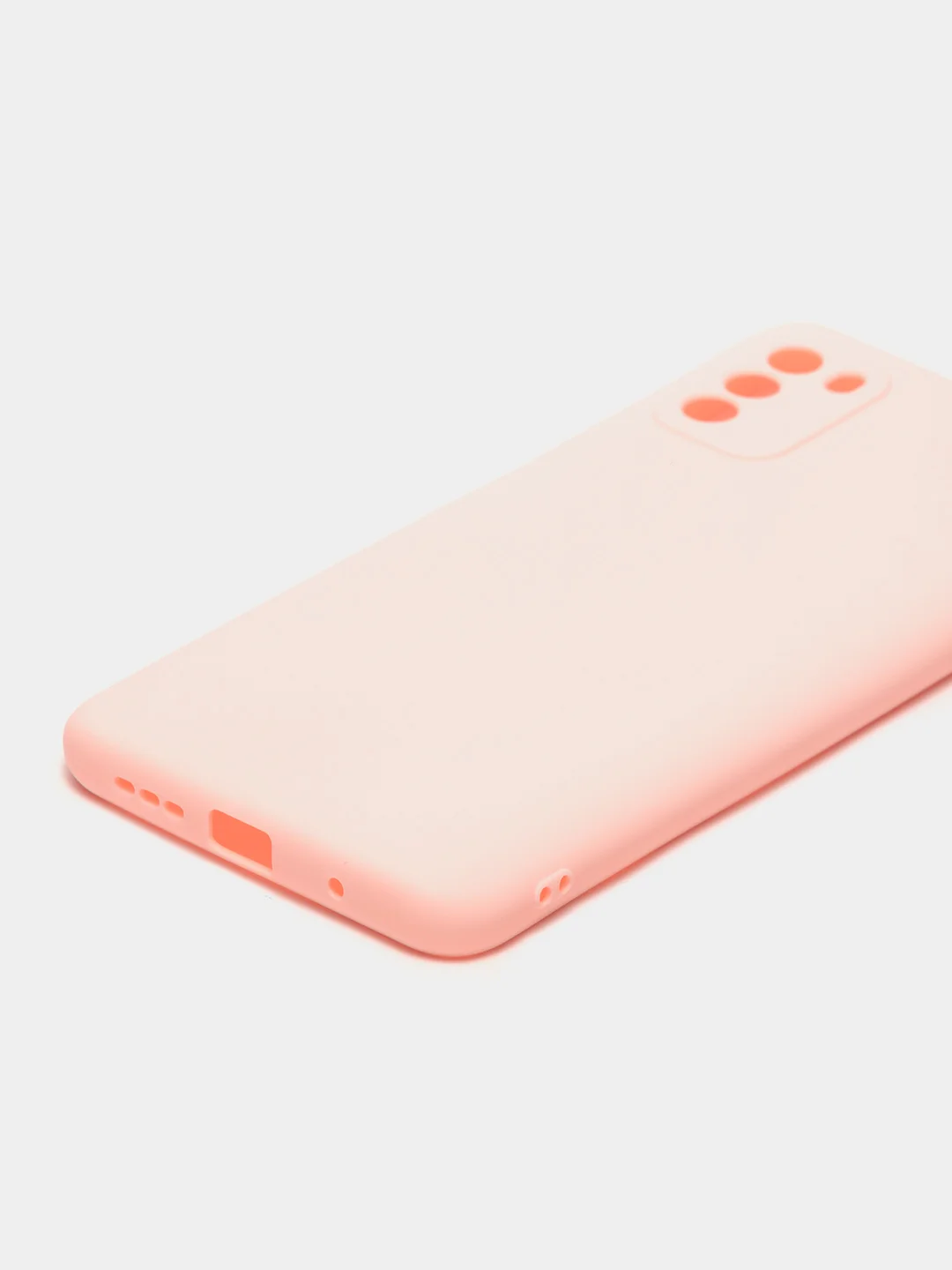Розовый чехол на Xiaomi Poco M3 силиконовый