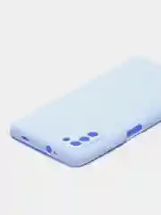 Голубой чехол на Xiaomi Poco M3 силиконовый