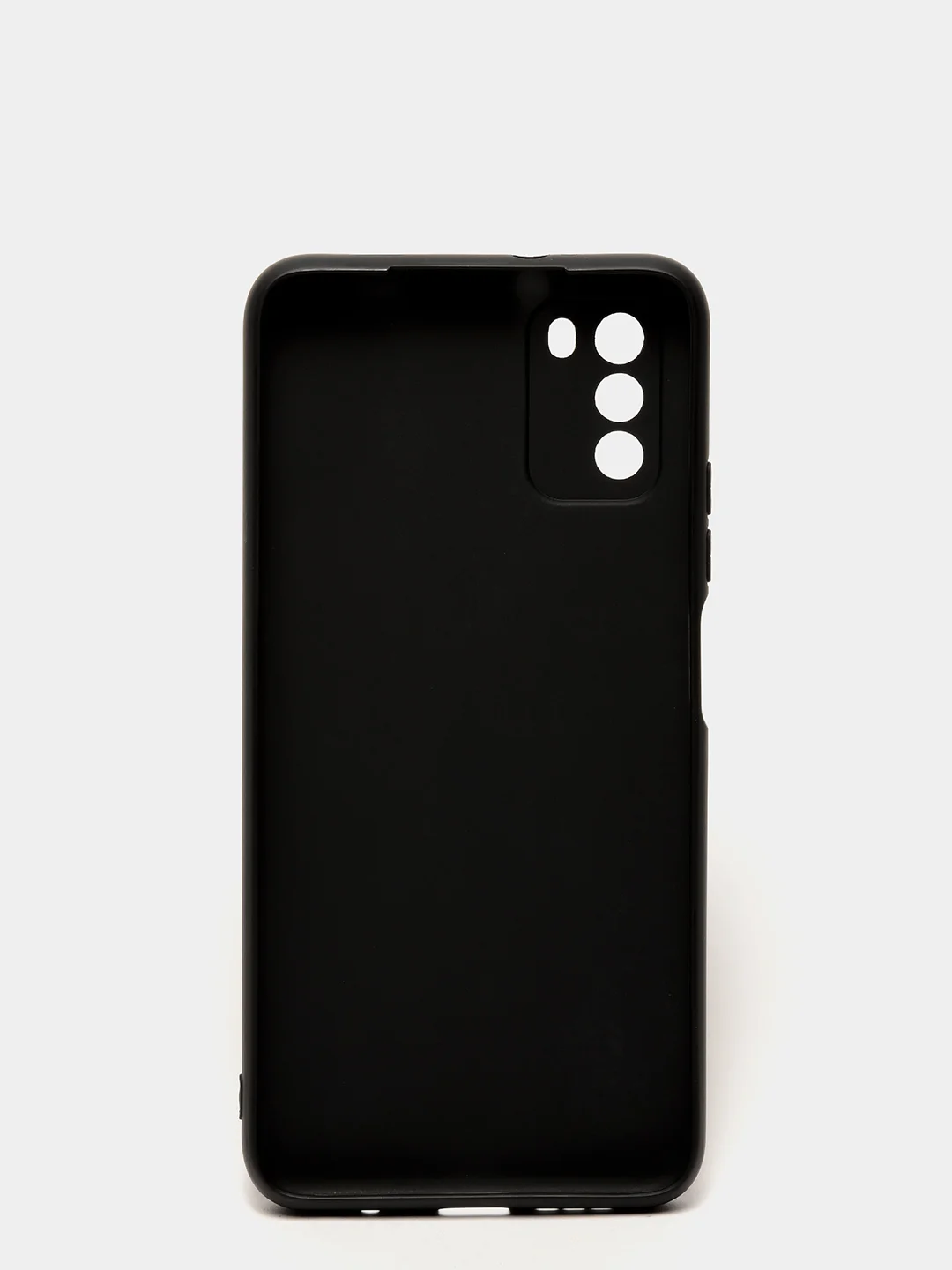 Черный чехол на Xiaomi Poco M3 силиконовый