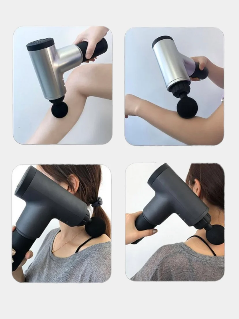 Массажер-пистолет для тела  Fascial Gun,перкуссионный ударный