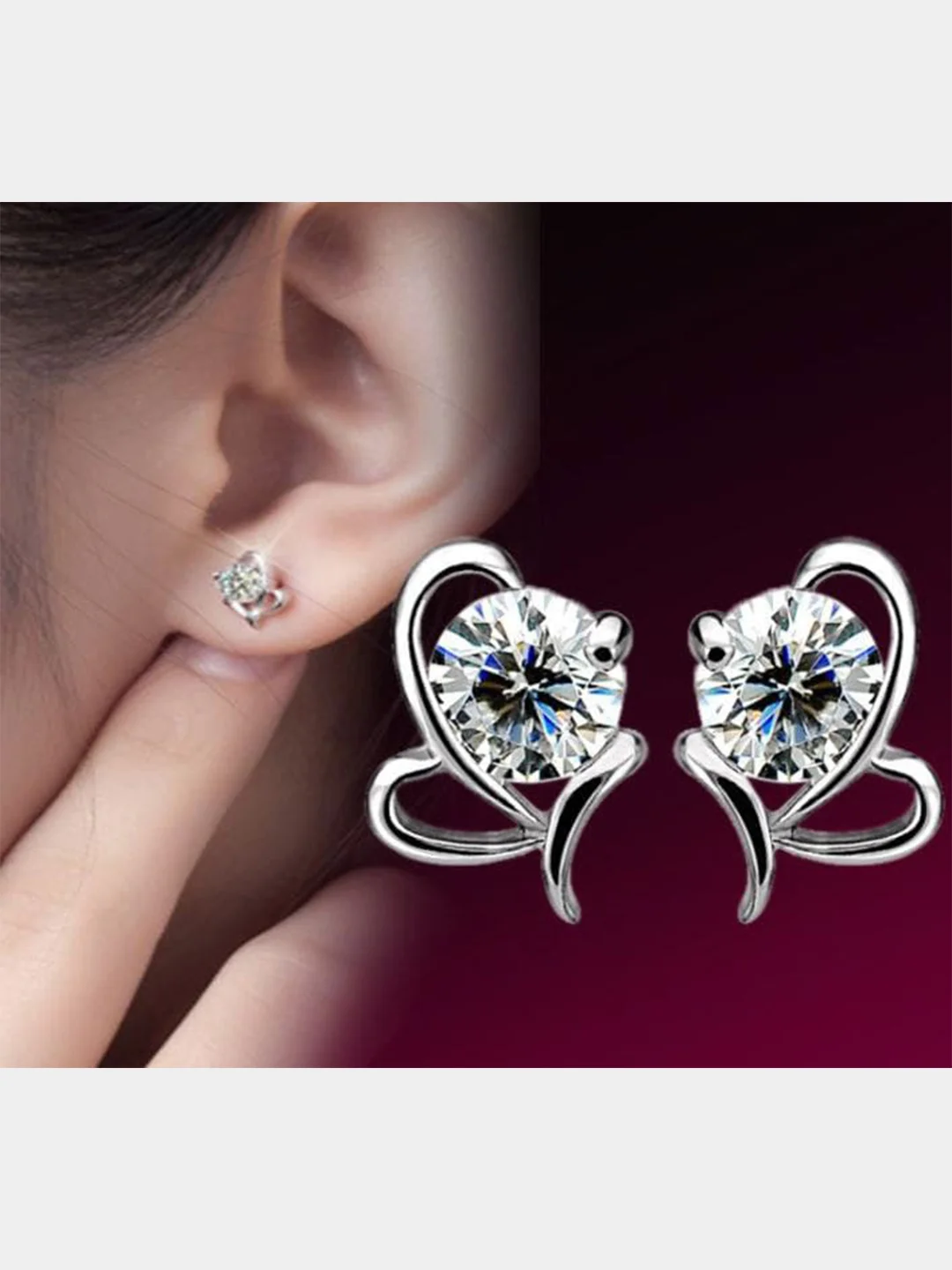 Серьги гвоздики (серьги пусеты), женские/детские серьги