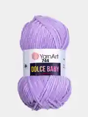 Сиреневый пряжа плюшевая YarnArt "Dolce Baby", 100% микрополиэстер, 50 г, 85 м