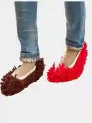 Тапочки  швабры из микрофибры для мытья пола 2шт