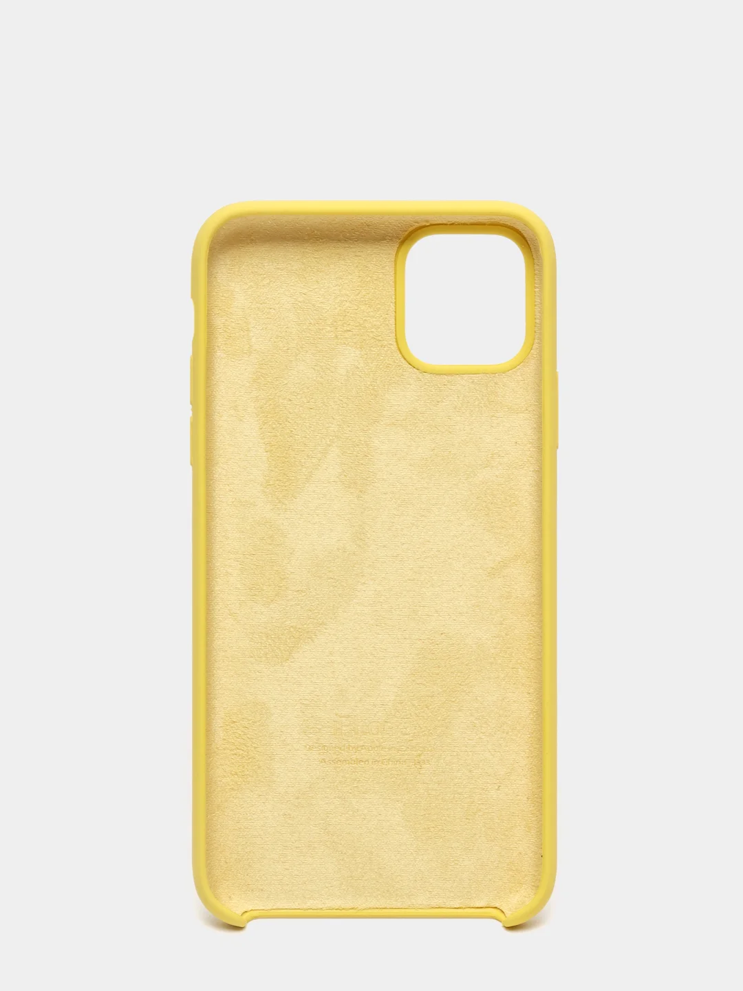 Желтый чехол Silicone Case Iphone 11,12,13,Pro,Max,12 mini,XR,X,XS,XsMax,7+,8+,7,8,SE,6,6S