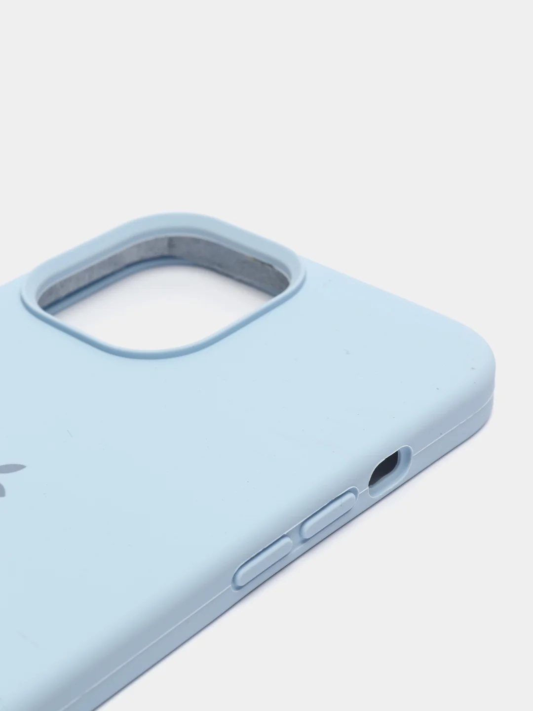 Светло-синий чехол Silicone Case Iphone 11,12,13,Pro,Max,12 mini,XR,X,XS,XsMax,7+,8+,7,8,SE,6,6S