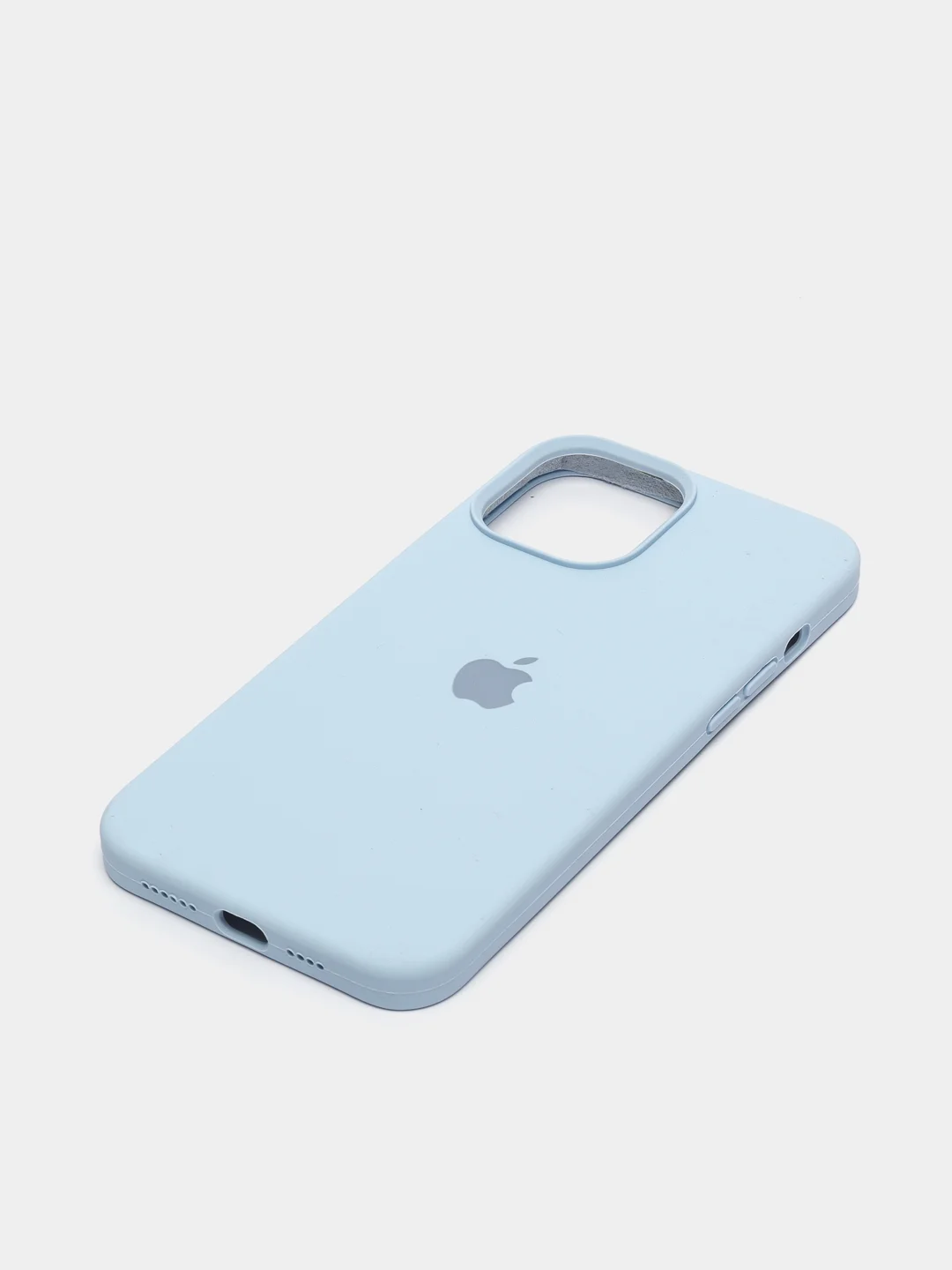Светло-синий чехол Silicone Case Iphone 11,12,13,Pro,Max,12 mini,XR,X,XS,XsMax,7+,8+,7,8,SE,6,6S