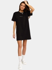 Платье-футболка Oversize с принтом, короткое