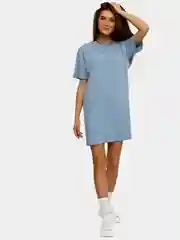 Платье-футболка Oversize с принтом, короткое