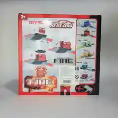 Красный игровой конструктор "Парковка"