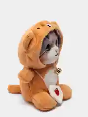 Конфетный мягкая игрушка "Котенок в шубке" с колокольчиком, 30 см