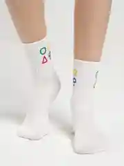 Бежевый носки корейские