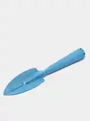 Голубой совок посадочный, узкий, цельнометаллический / Совок садовый