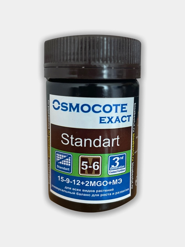 Осмокот Exact Standart NPK 15-9-12+2MgO+МЭ, 5-6 месяцев, 50 мл