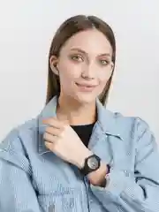 Черный часы наручные
