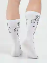 Белый носки мужские, с надписями