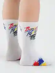 Желтый носки мужские, с надписями