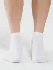 Белый носки однотонные, короткие