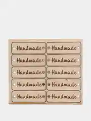 Бирка деревянная "Hand Made" 10шт.