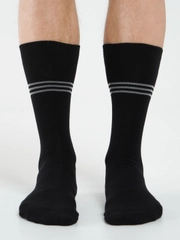Носки мужские 3 пары  Lw.Socks из хлопка с лайкрой, утепленные, носочки