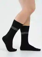 Серый носки мужские 3 пары  Lw.Socks из хлопка с лайкрой, утепленные, носочки