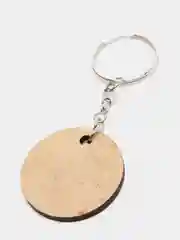 Зеленый брелок деревянный "Природа"