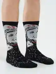 Серый носки мужские, с надписями