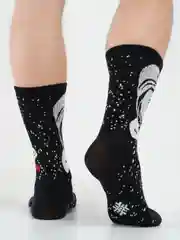 Серый носки мужские, с надписями