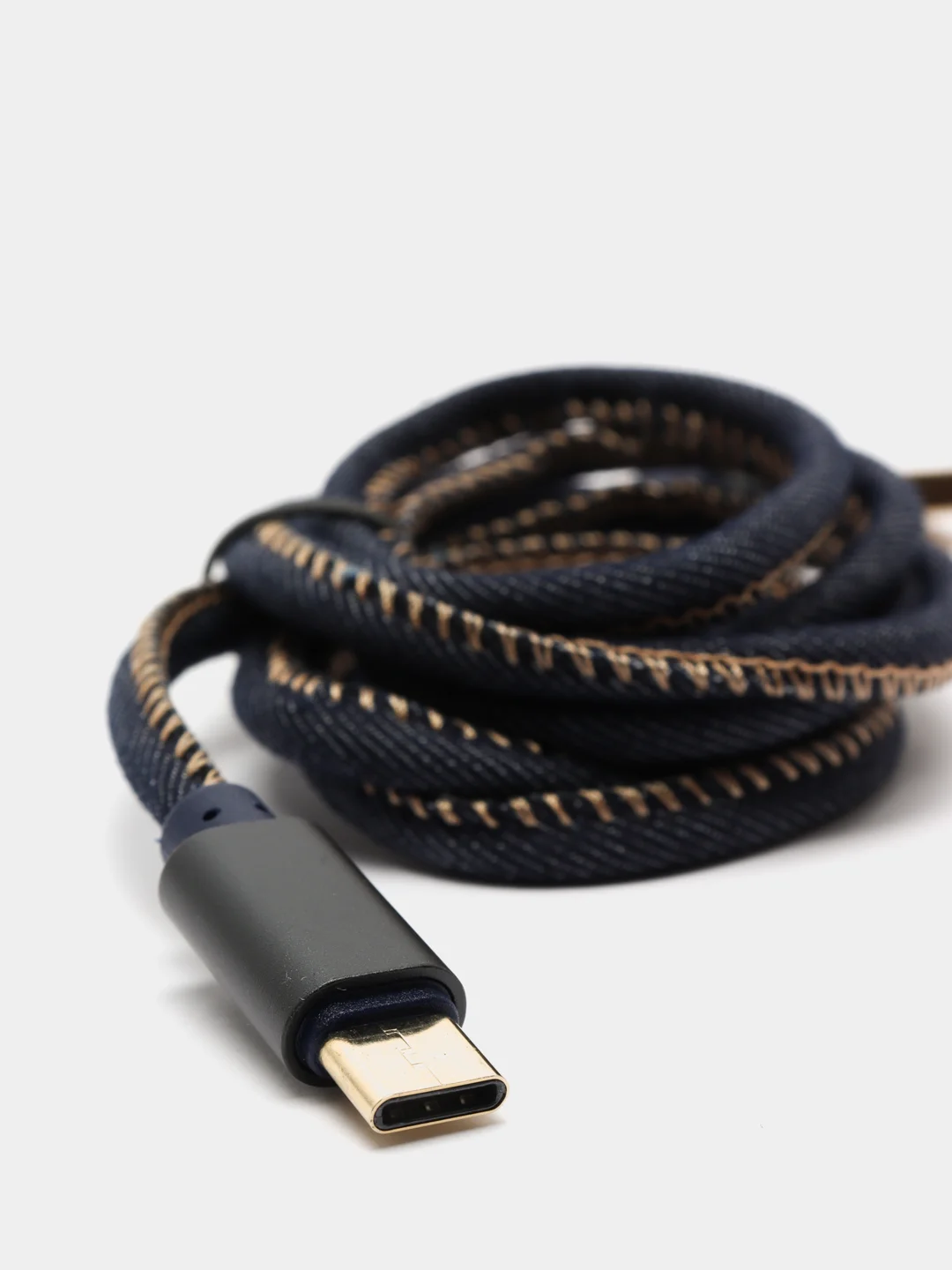 Кабель Denim Floveme, Type C и Micro SD, джинсовый, 3 цвета, 1 метр