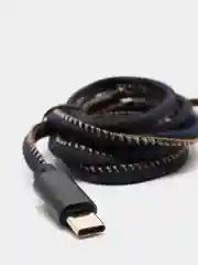 Кабель Denim Floveme, Type C и Micro SD, джинсовый, 3 цвета, 1 метр