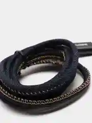 Кабель Denim Floveme, Type C и Micro SD, джинсовый, 3 цвета, 1 метр