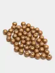 Бусины Zlatka 50 шт, диаметр 10 мм, пластиковые