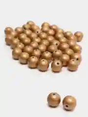Бусины Zlatka 50 шт, диаметр 10 мм, пластиковые