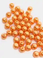 Бусины Zlatka 50 шт, диаметр 10 мм, пластиковые