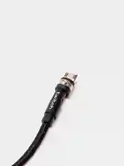 Черный usb кабель twitch 2.1 A магнитный для зарядки 2 -х метровые, поворот 180 градусов