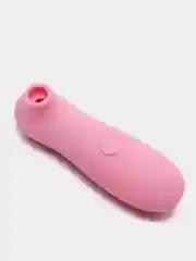 Розовый вибратор вакуумный клиторальный с вибрацией