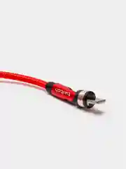 Красный usb кабель twitch 2.1 A магнитный для зарядки 2 -х метровые, поворот 180 градусов
