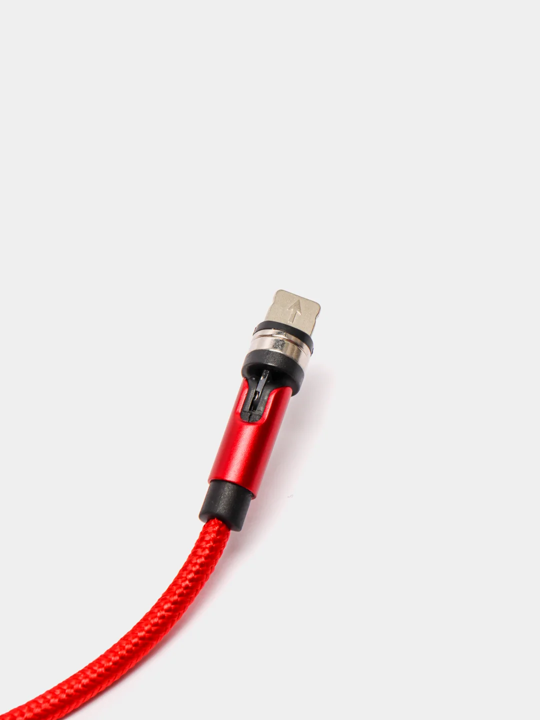 Красный usb кабель twitch 2.1 A магнитный для зарядки 2 -х метровые, поворот 180 градусов
