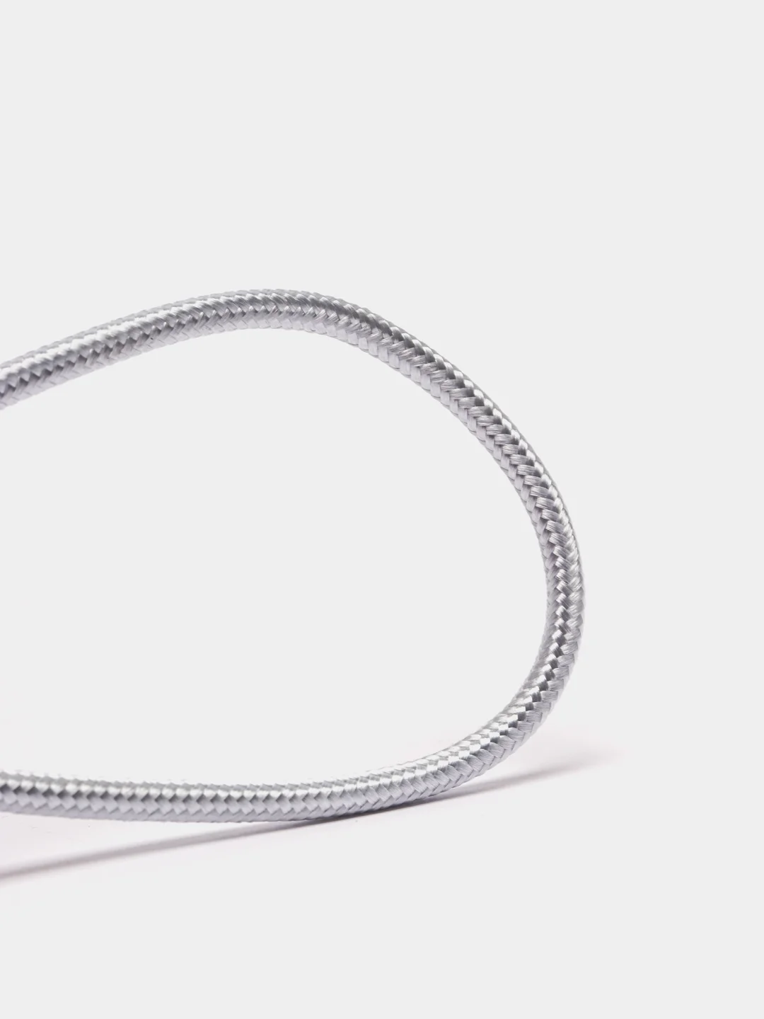 Серебряный usb кабель twitch 2.1 A магнитный для зарядки 2 -х метровые, поворот 180 градусов