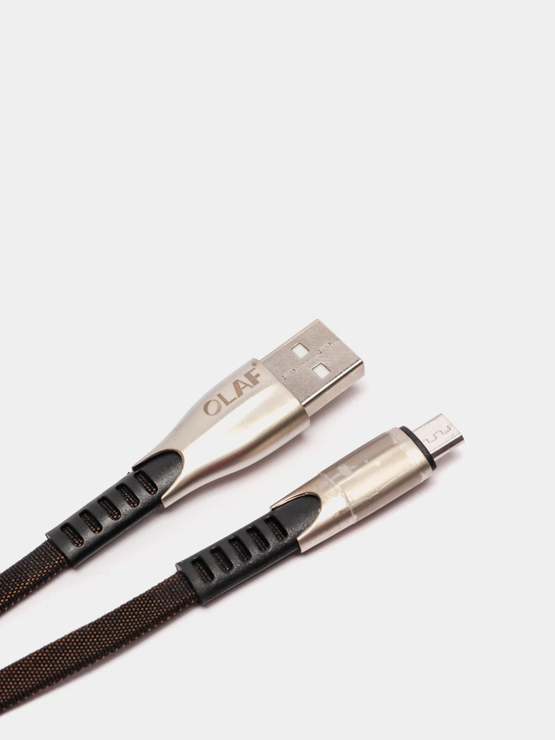 Черный usb кабель Olaf для быстрого заряда Quallcomm 3.0