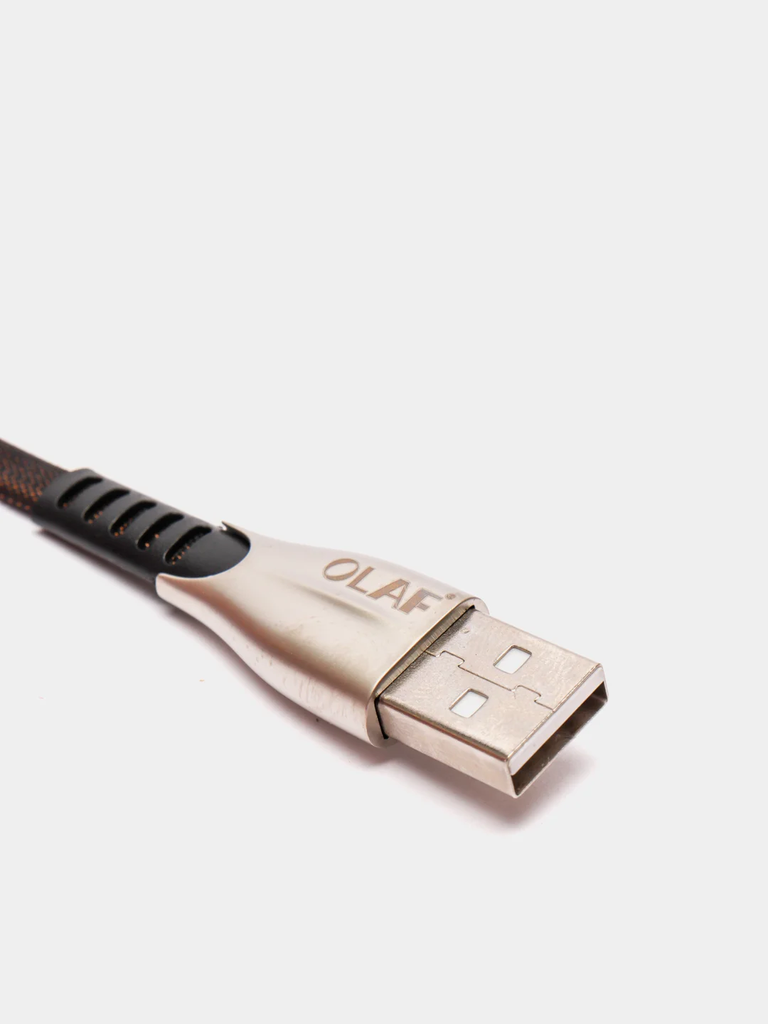 Черный usb кабель Olaf для быстрого заряда Quallcomm 3.0