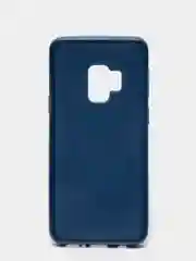 Синий samsung Galaxy S9, Самсунг Галакси С9, чехол силиконовый с глянцевым ободком