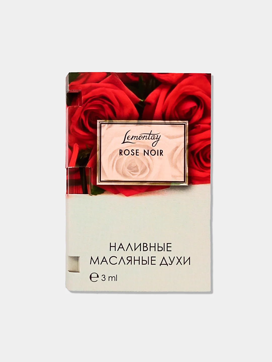 Lemontay масляные духи женские №942: rose noir, розе ноир, 3 мл