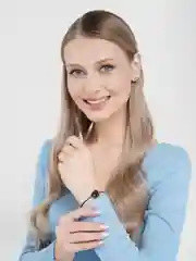 Темно-синий женский браслет