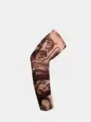 Золотистый хаки тату-рукава с рисунком