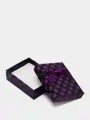 Аметистовый коробка подарочная для колец и украшений
