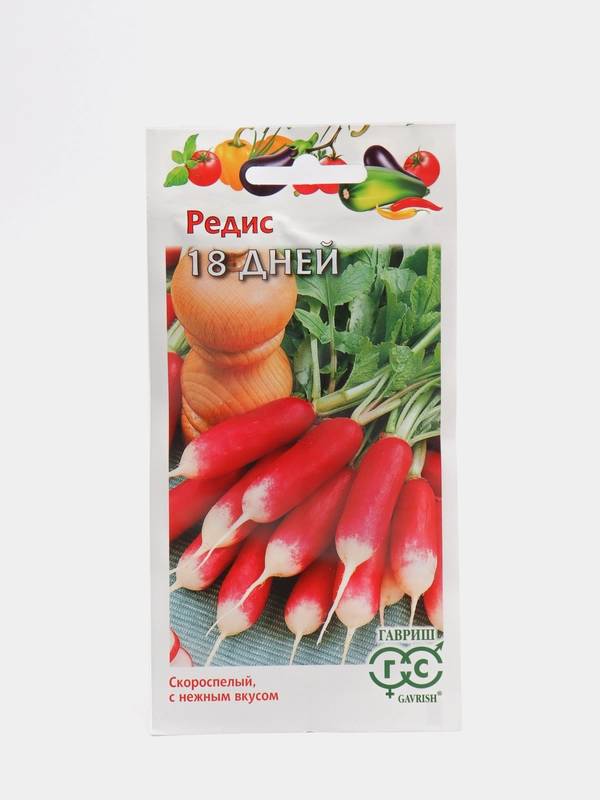 Семена Редис красный "18 дней", 3,0г